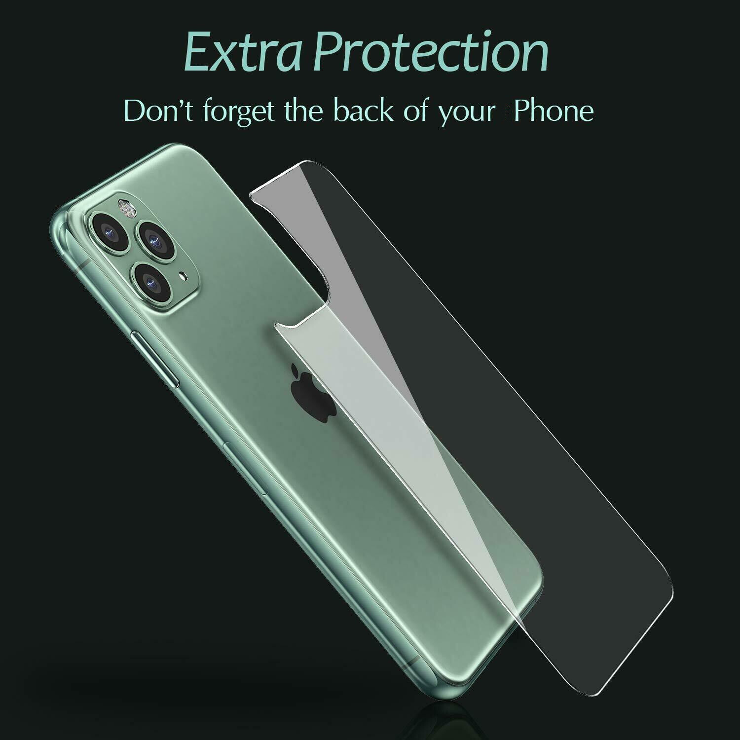 Front + Back Tempered Glass Screen Protector For iPhone 17e Air 16e 14 Pro 15 SE