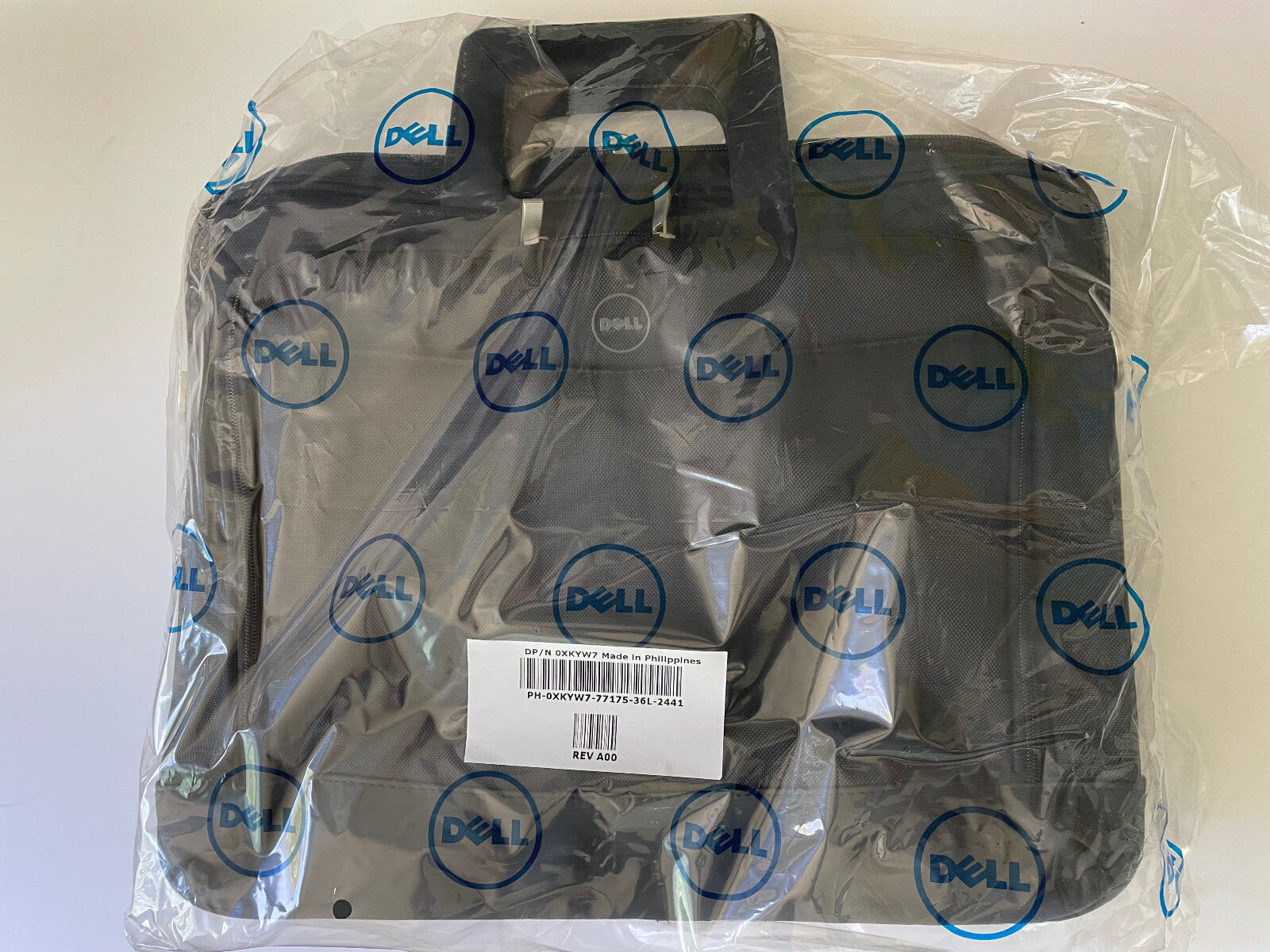 Original Dell Computer Carrying Case Briefcase for 15” Laptop Black W/ Strap Zip