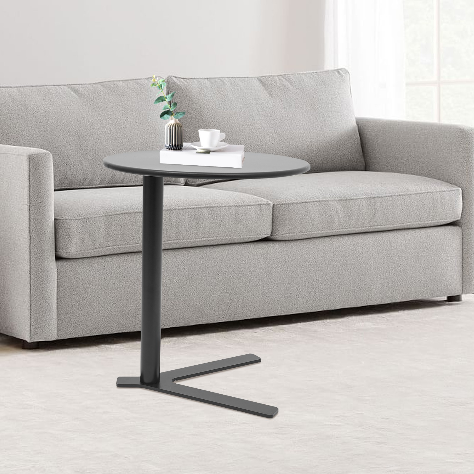 48x56cm Side Table with Y-shaped Base, Side Table, Modern Couch End Table