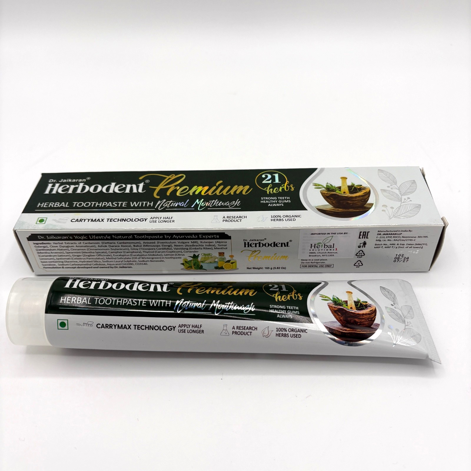 Herbodent Premium Toothpaste Dr. Jaikaran’s Fluoride-Free 2 Pack