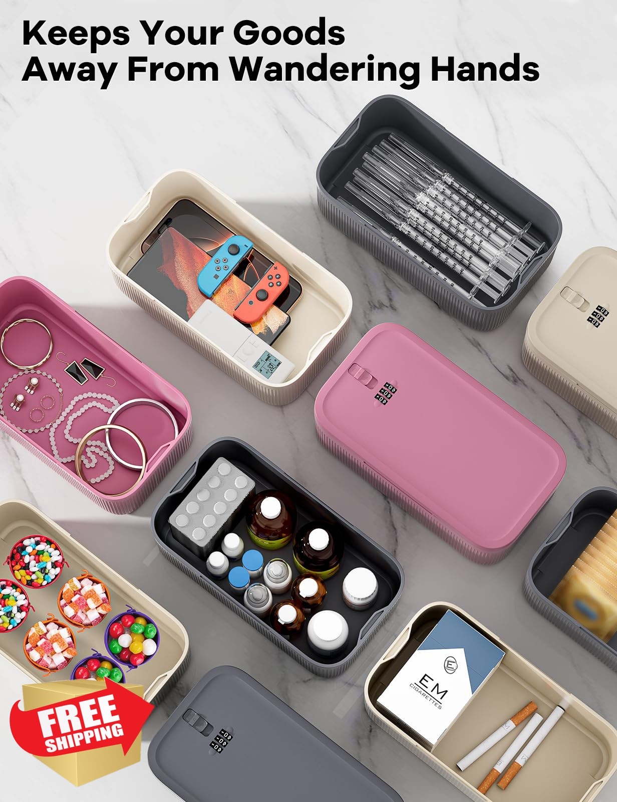 biliitim Lock Box Pink