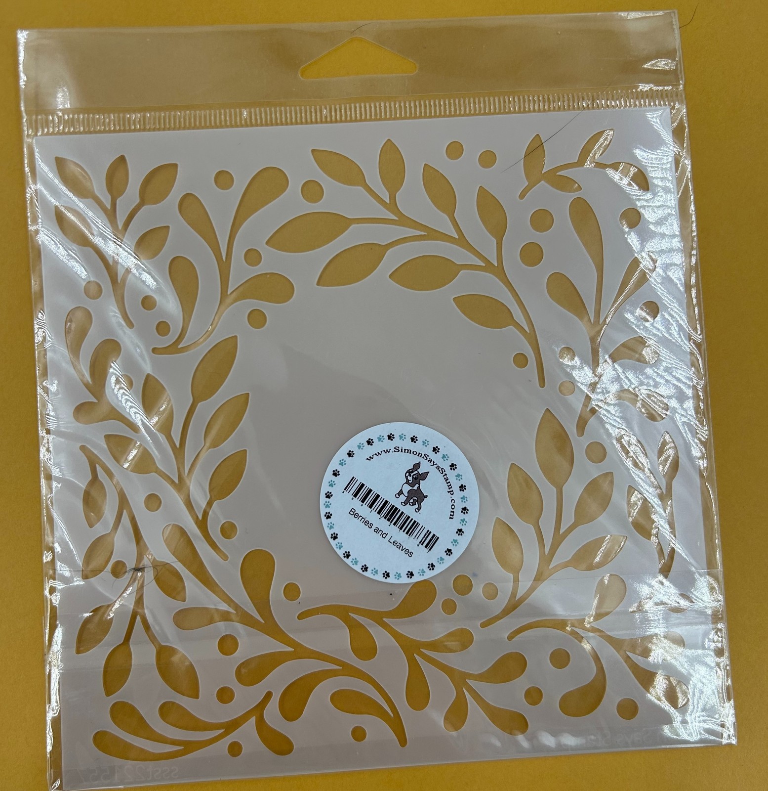 Simon Says Stamp Eternal Leaves Stencil SSS202358 Craft Scrapbooking Card Making