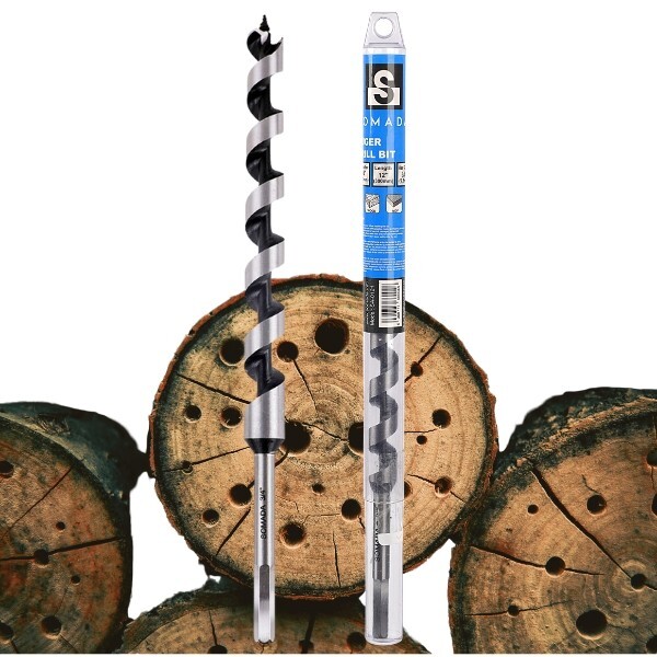 3/4 x 12 Inch Wood Auger Drill Bit 3/8-Inch Hex Shank Woodworking Carpenter