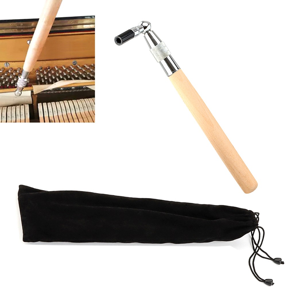 Piano Wrench Tuning Hammer Tuner Spanner L-shape Excellent Effect Smooth Surface