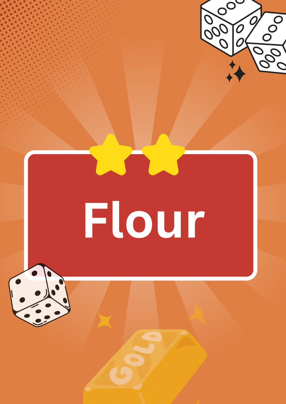 Flour - 2 star card -  Monopoly go
