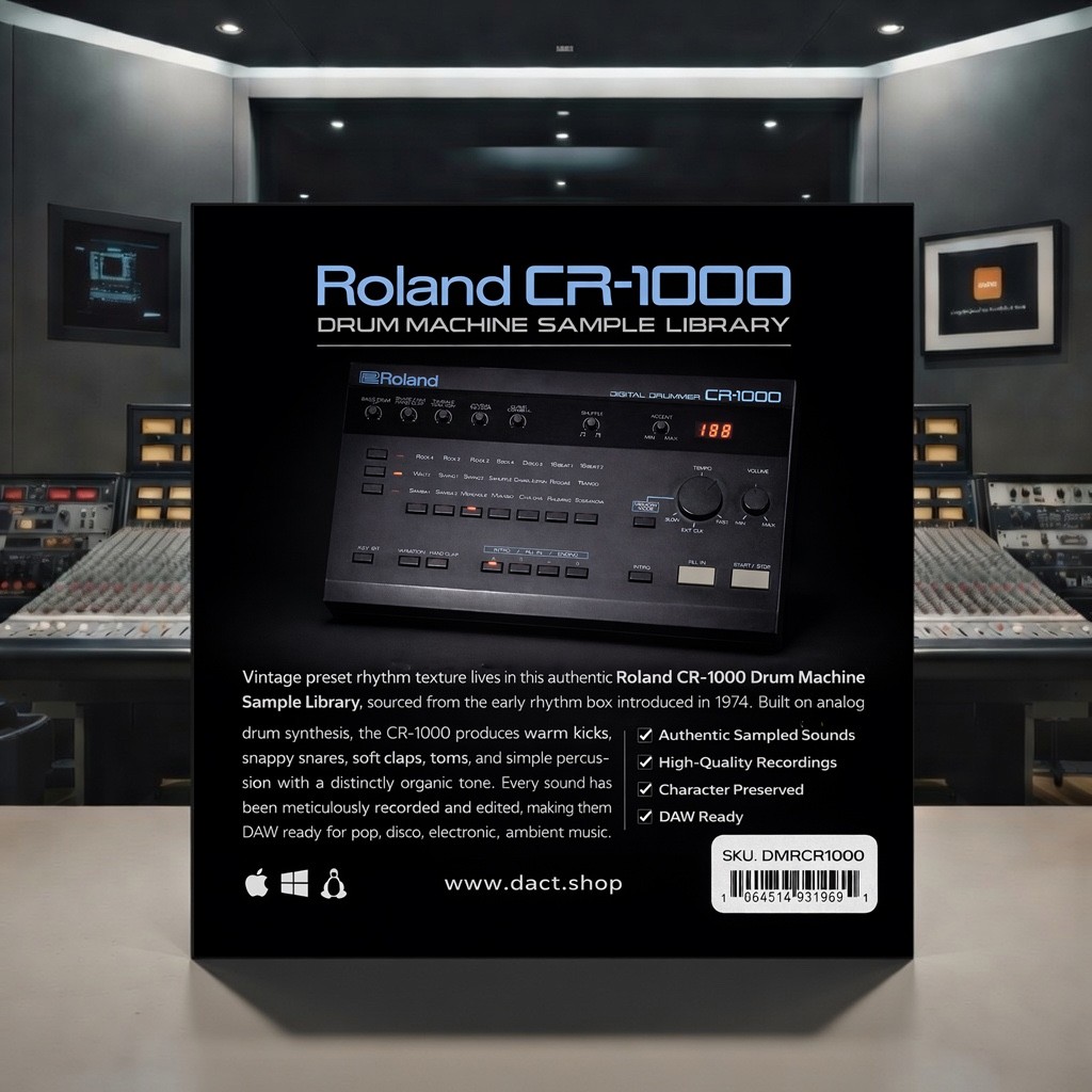 Roland CR-1000 Drum Machine Sample Library