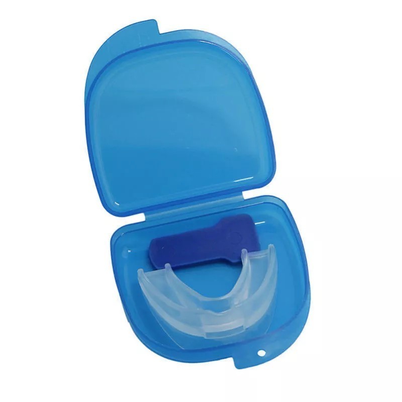 2Pc Gum Shield Stop Snoring Teeth Guard Dental Mouth Grinding Bruxism Night Tray