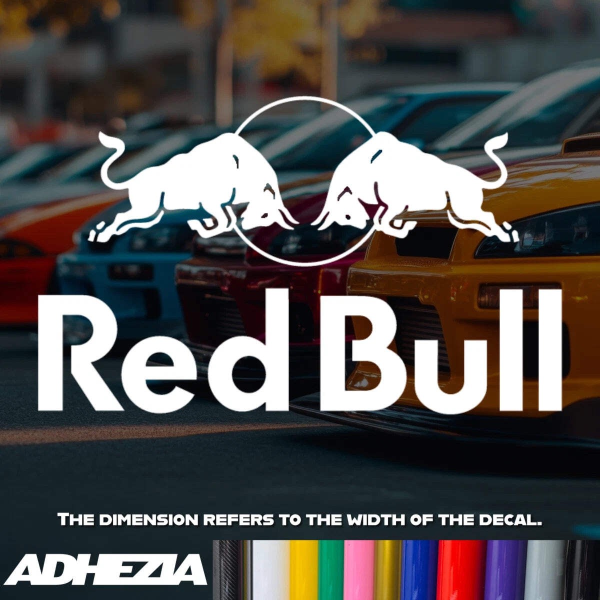 Red Bull Vinyl Decal Sticker. Die Cut Vinyl Decal/ Bumper For Windows, Cars, Tru
