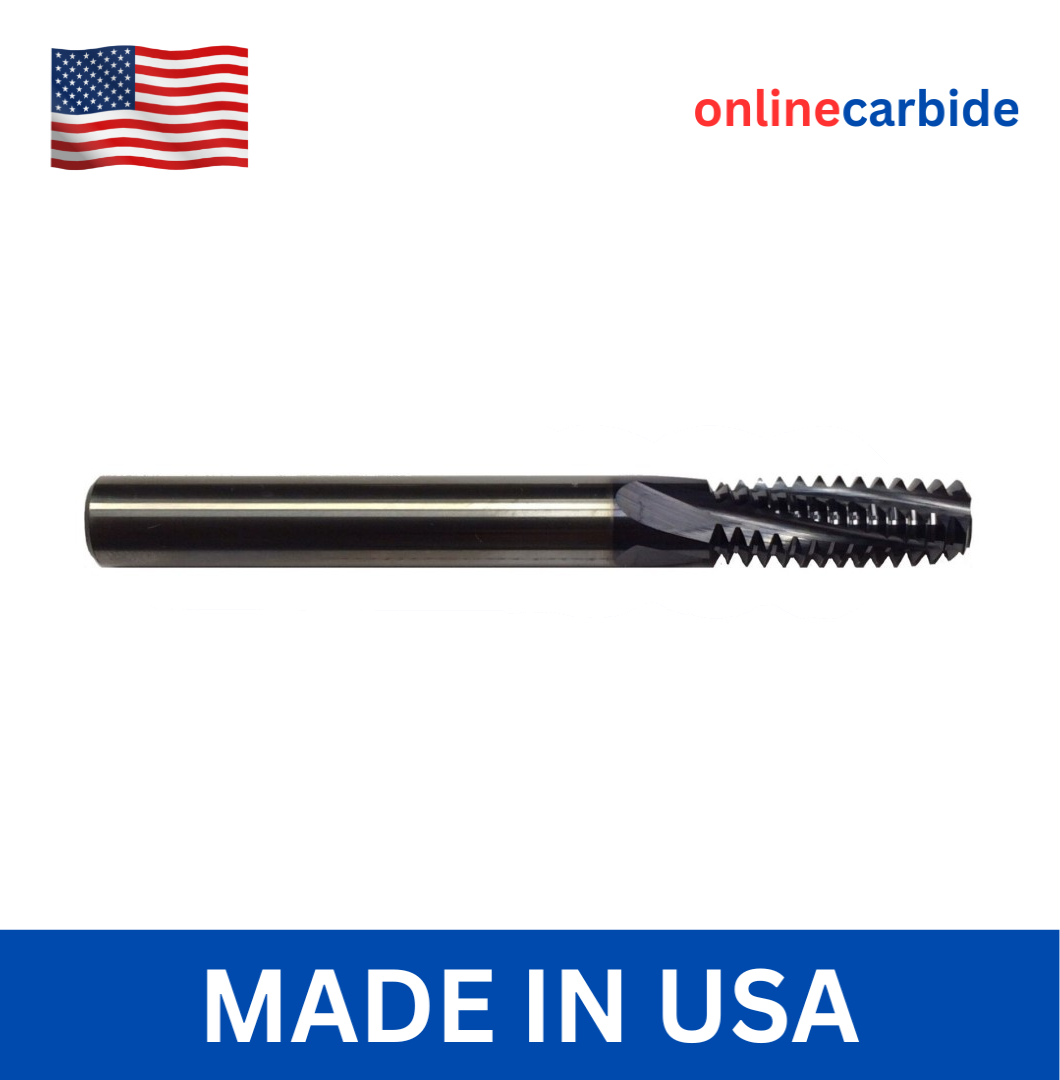 M6x1.0 CARBIDE THREAD MILL - TiALN COATED