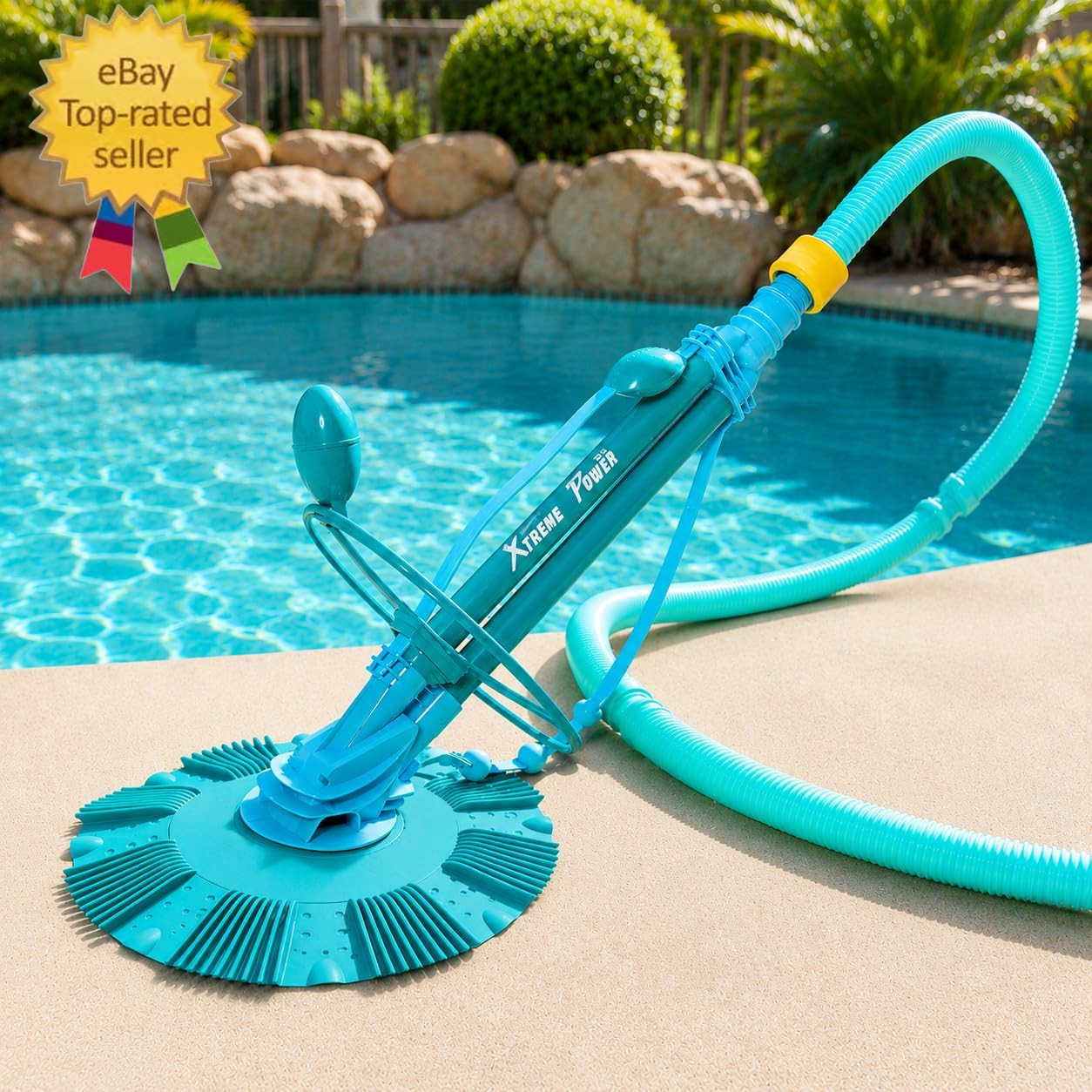 Automatic Pool Cleaner Sweeper Vacuum Pool Cleaner Sweep High Flow Side Suction