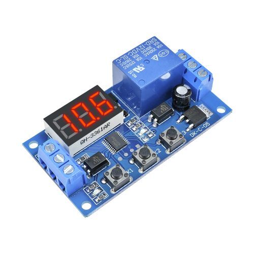 12V LED Home Automation Delay Timer Control Switch Relay Module Digital display
