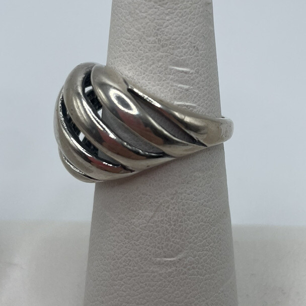Kabana Sterling Silver 925 Dome Ring Size 6