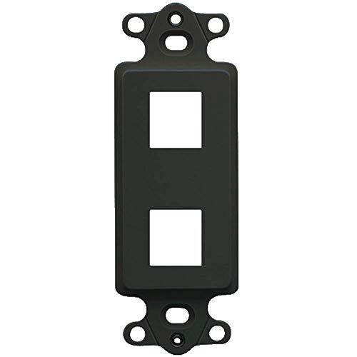 ICC Decorex Insert with 2 Ports for EZ/HD Style, Black