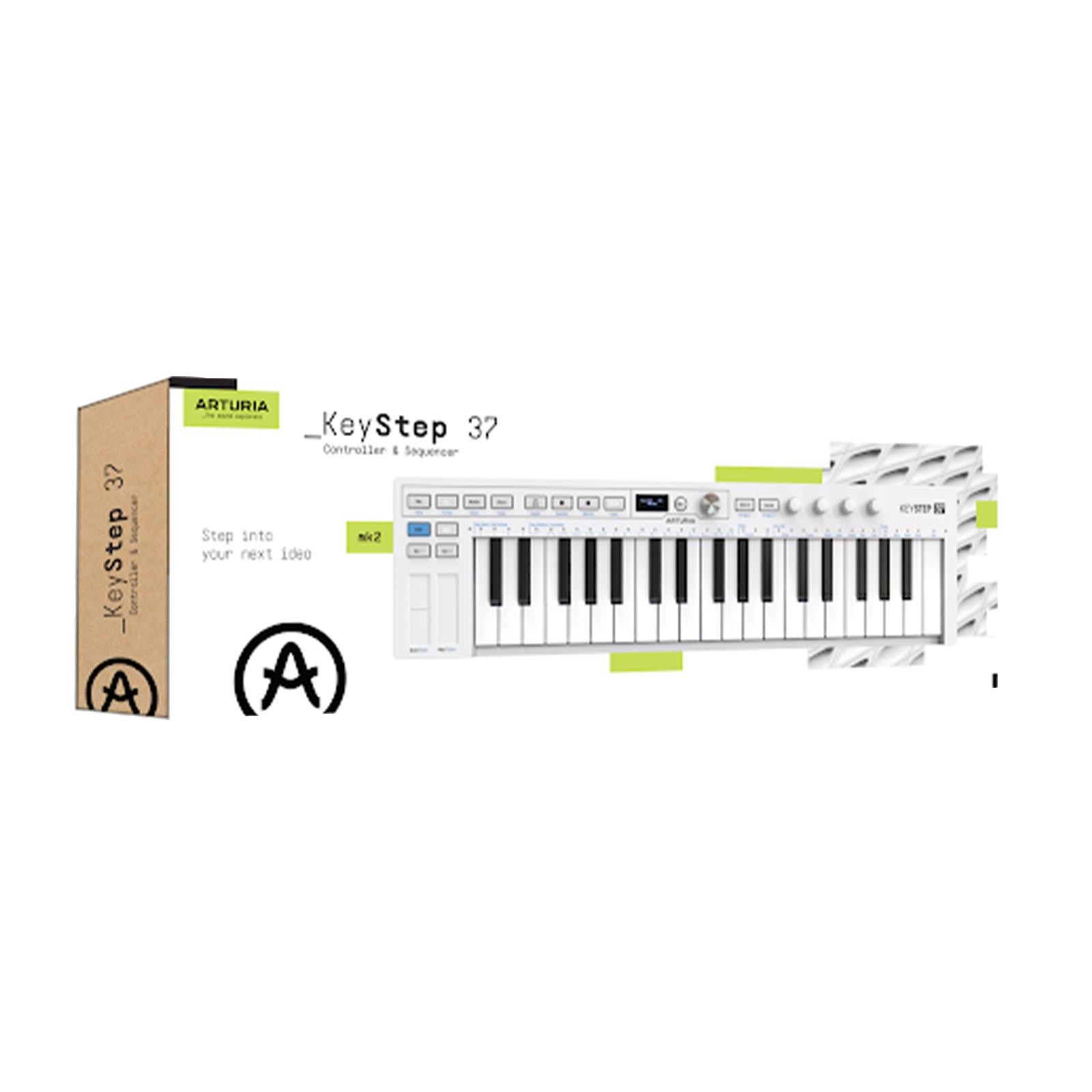 Arturia KeyStep 37 mk2 Compact 37 Key Keyboard Controller & Sequencer
