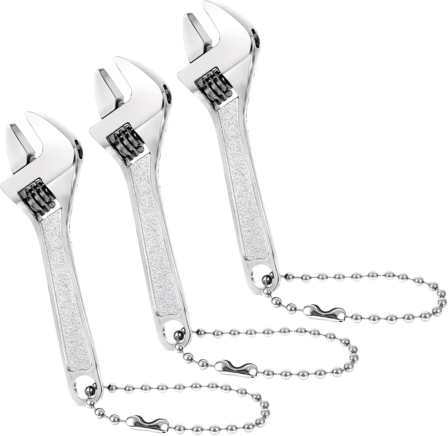 3 Pcs 2.5'' Adjustable Spanner Mini Nut Wrench, Tiny Wrench Small CrescentWre...