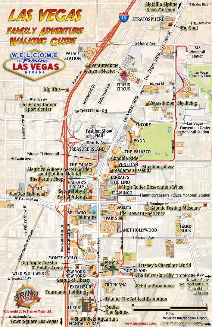 Las Vegas Family Adventure Guide Card