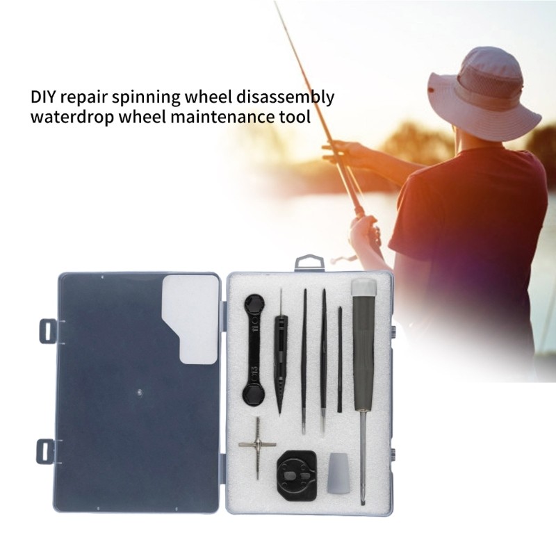 Portables Anglers Tool Essential Fishing Reel Care With Speciality Tool