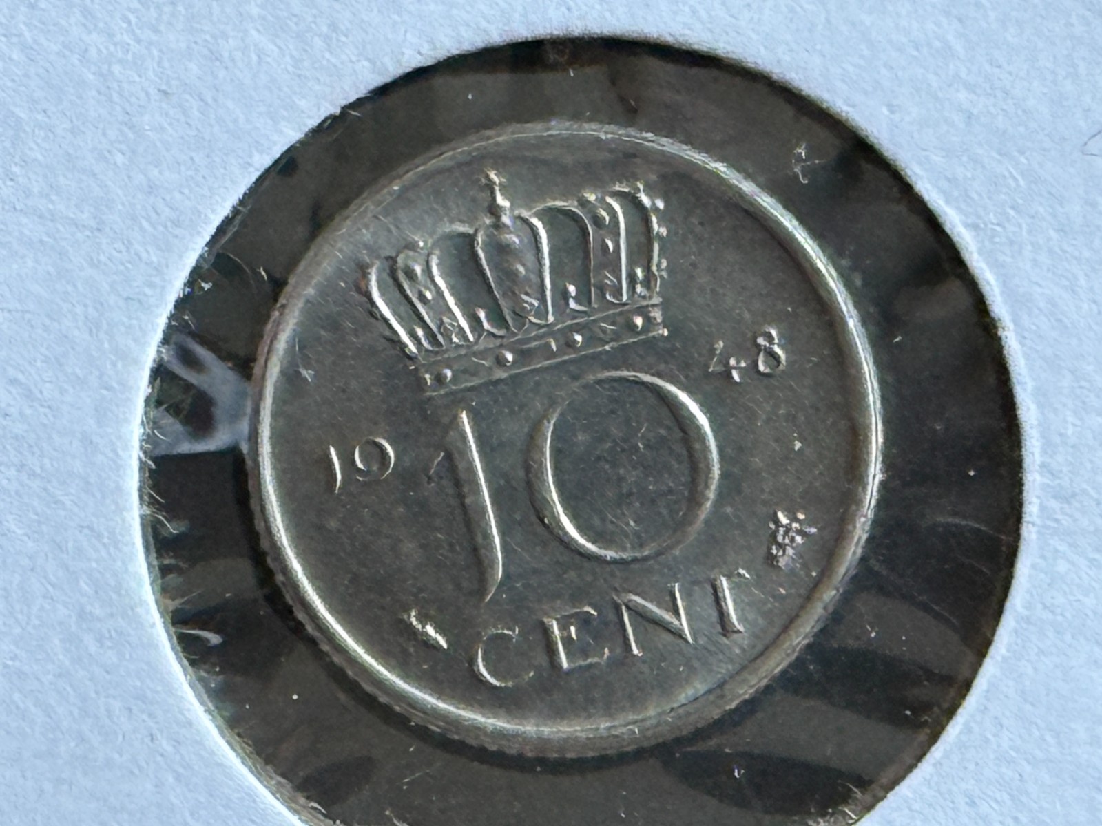 1948 Netherlands - 10 Cents coin - ME3095
