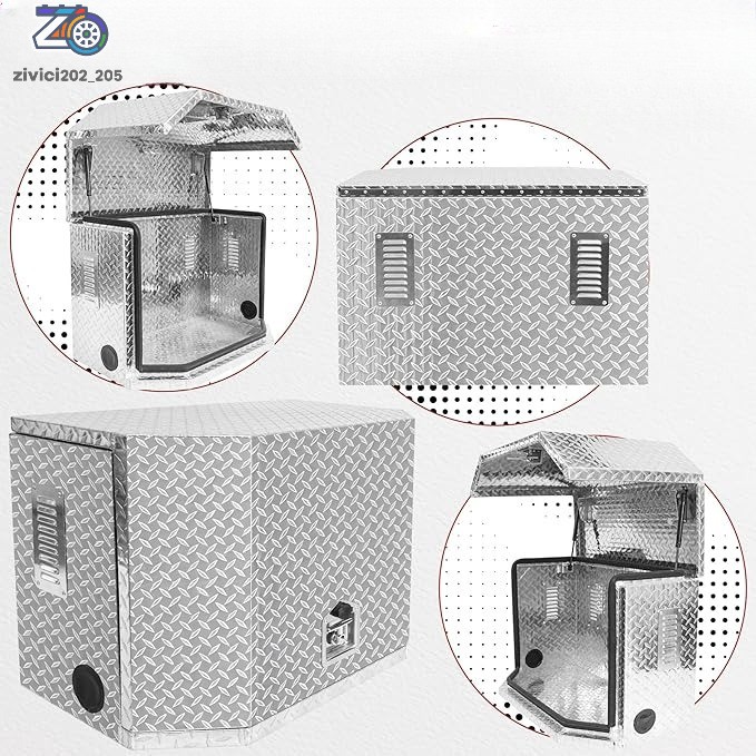 32" Aluminum Generator Box Generator Security Specific Storage RV Trailer Truck
