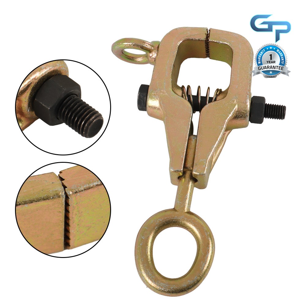 5 Ton Frame Rack Pull Clamp 2 Way Mouth-shaped Clamp Auto Body Repair Pliers US