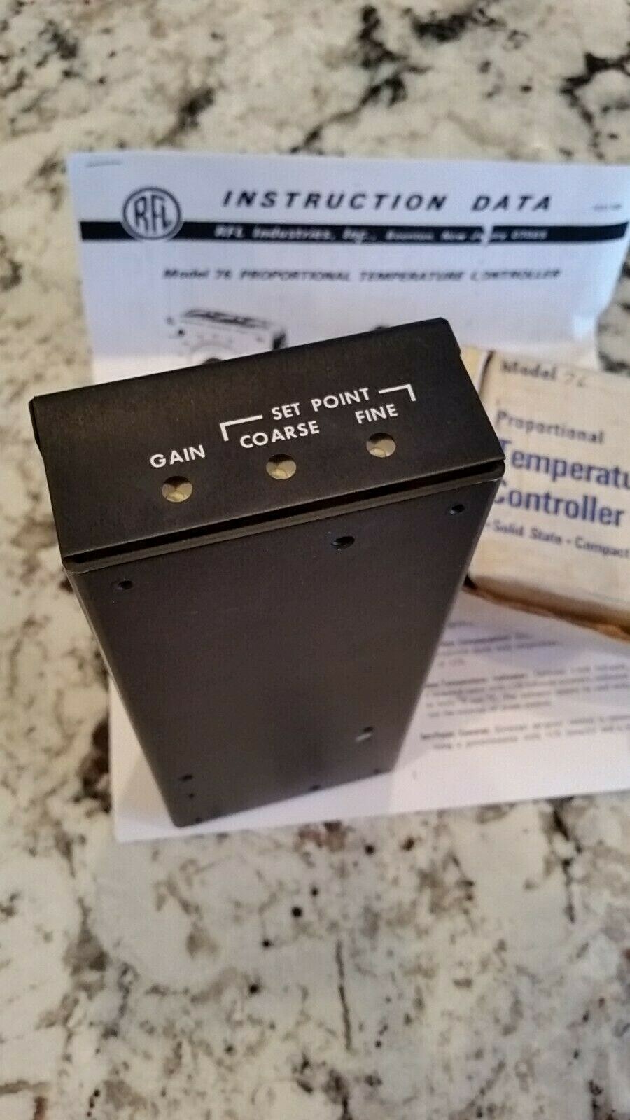 RFL MODEL 76 PROPORTIONAL TEMPERATURE CONTROLLER 15A 50/60 Hz
