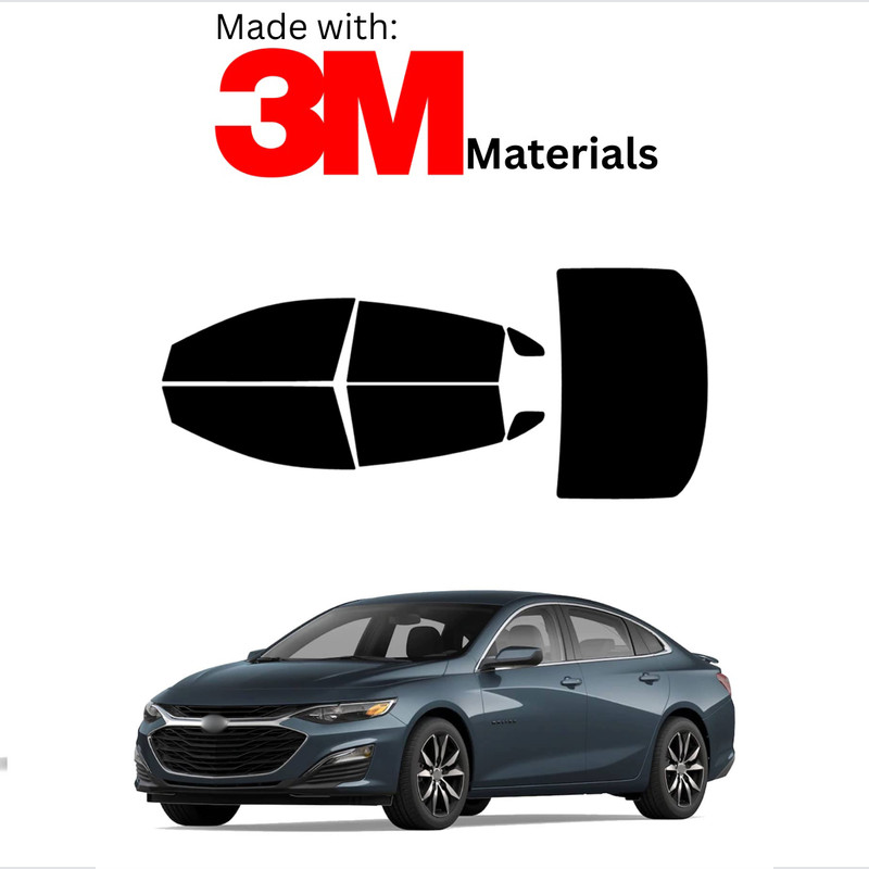 Precut Window Tint For Chevrolet Malibu Sedan 17-23Stable Ceramic Made With 3M