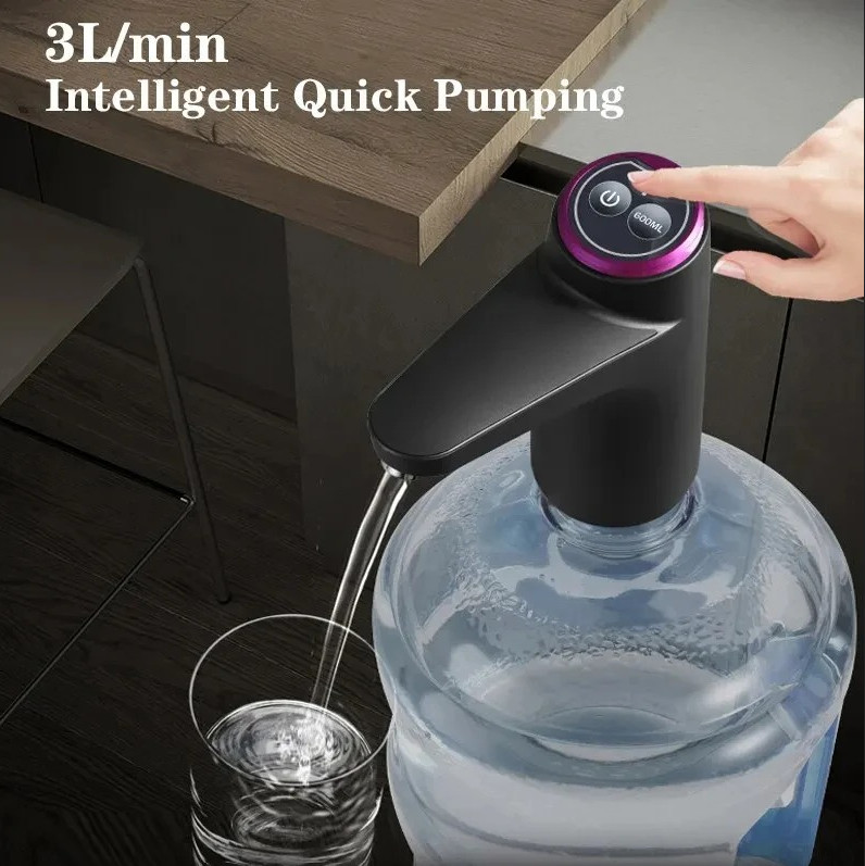 Water Bottle Electric Automatic Switch Pump Universal Jug Dispenser 5 Gallon USB