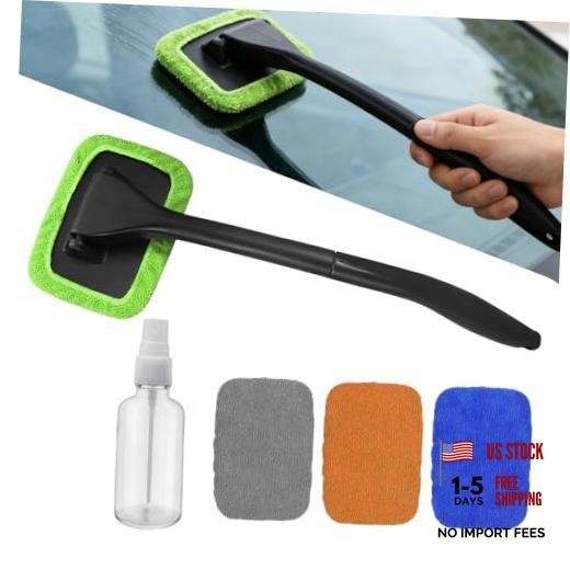 Windshield Cleaner Tool, Windshield Cleaning Tool, Car Window Cleaner with 4