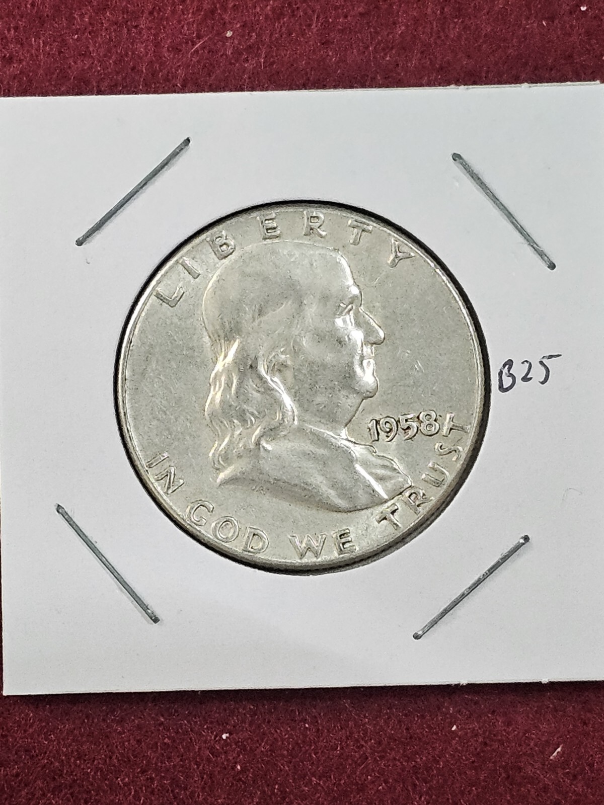 1958 P Franklin Half Dollar High Grade Beautiful Coin Great For Your Collection