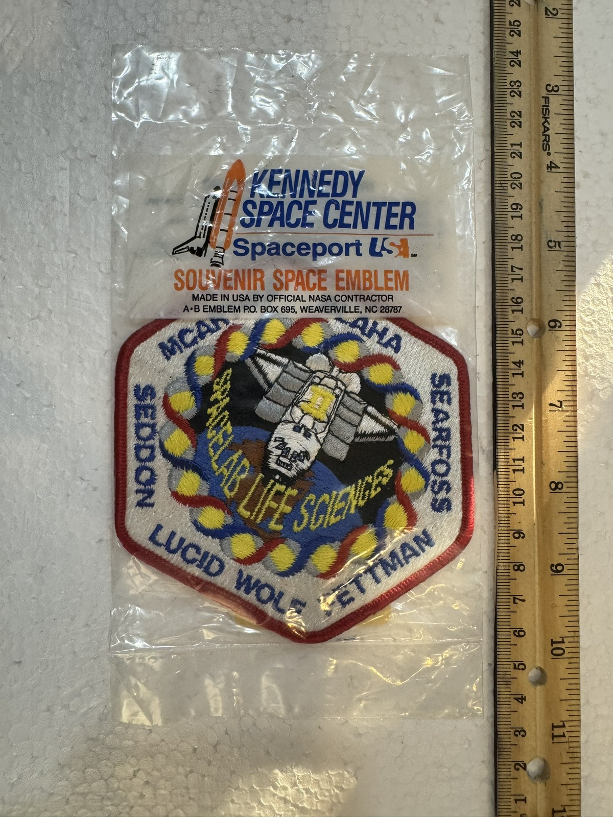 Vintage NASA Space Shuttle Patch - STS-58 Sealed Unopened