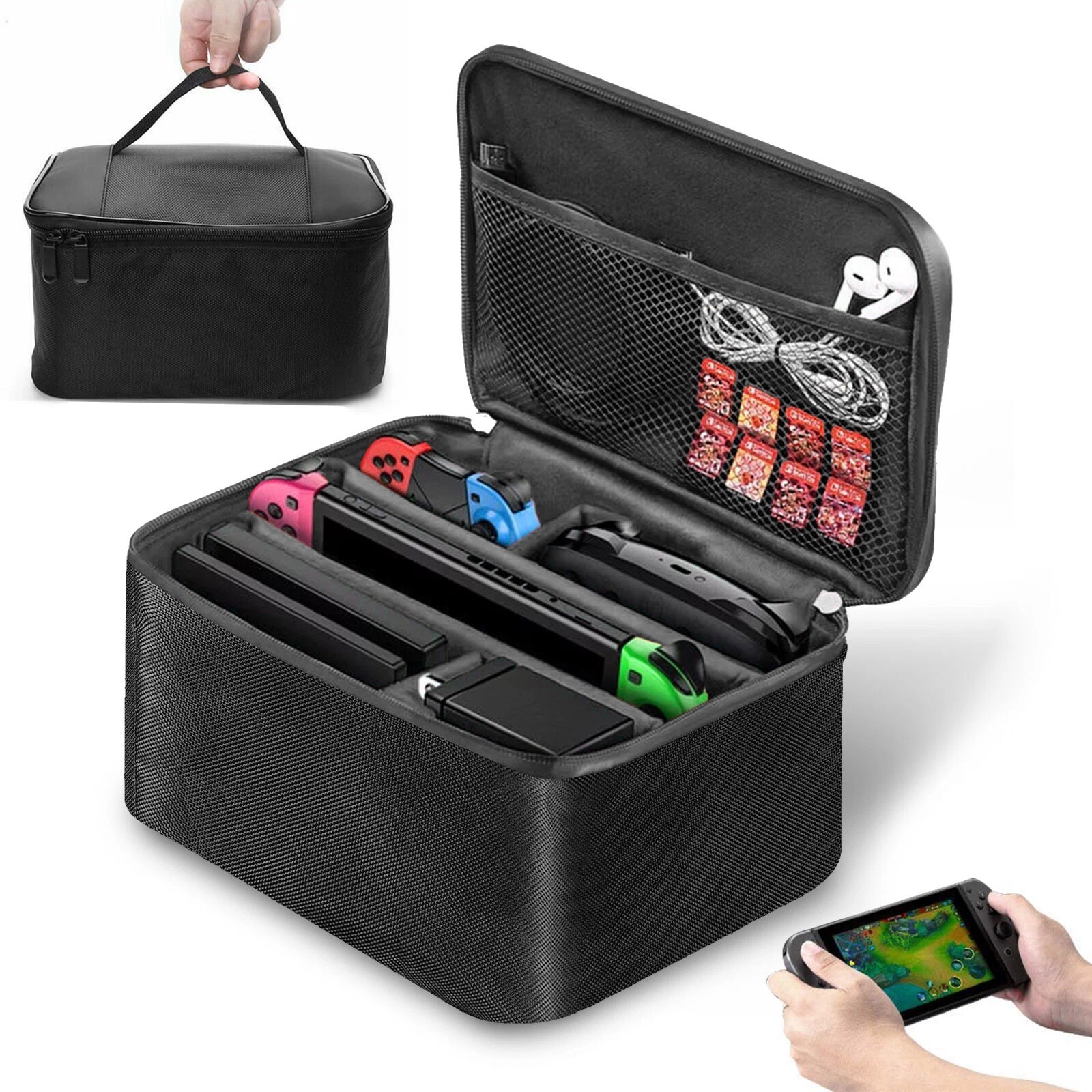Multifunctional Travel Carrying Case Bag for Nintendo Switch 2/OLED Accessories