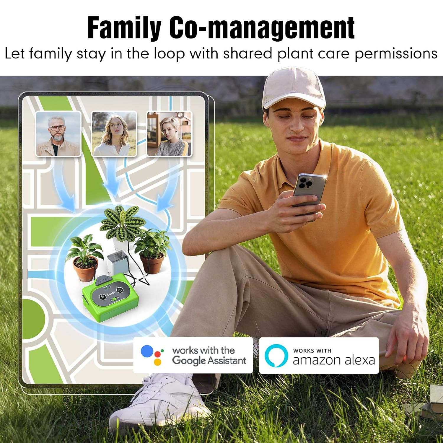 Direct Wifi Automatic Plant Waterer System,App Control Wifi-Enable Smart Indoor