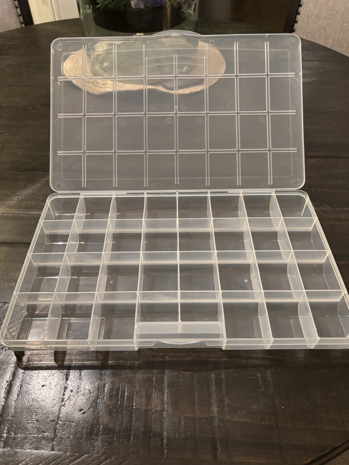 Set of 2: 32 Compartment Plastic Storage Box For Beads, Small Items