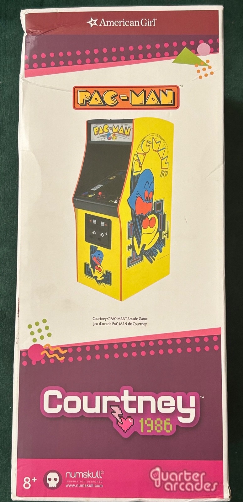American Girl Courtney's Pac-Man Game NEW IN BOX numskull quarter arcade