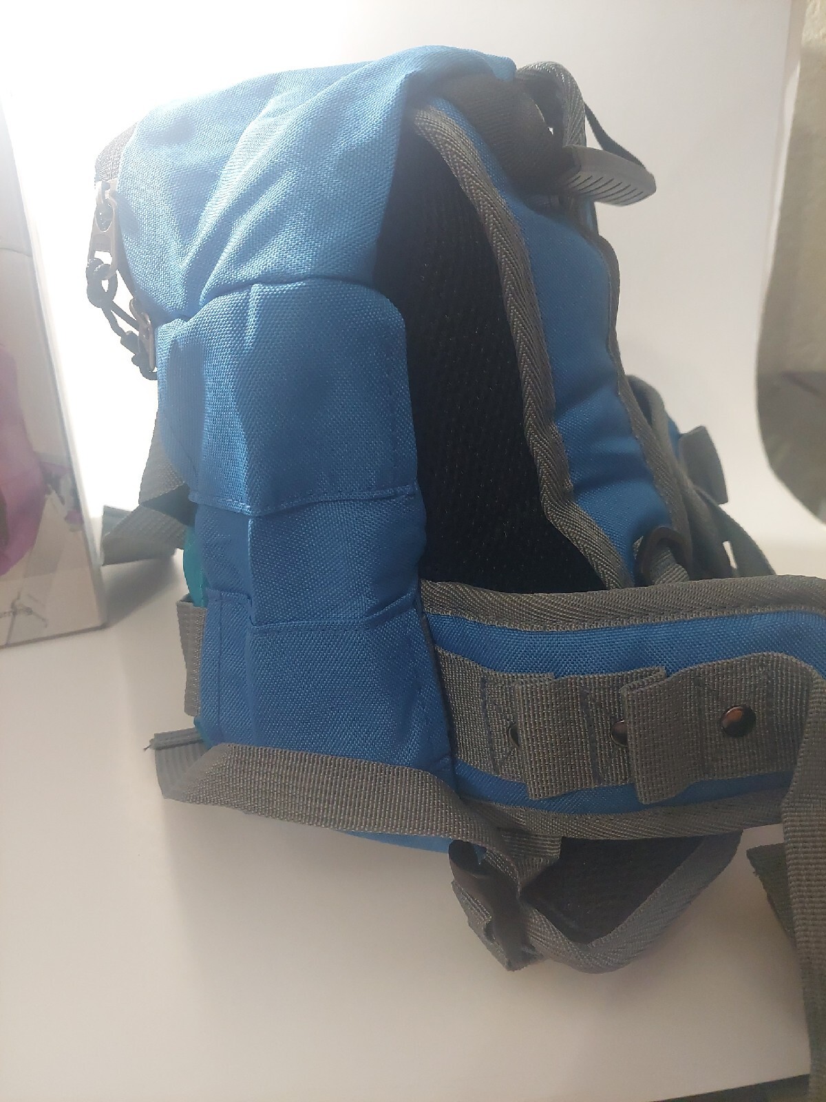 Ski And Snowboard Harness Kid Trainer Blue Gray Torquoise