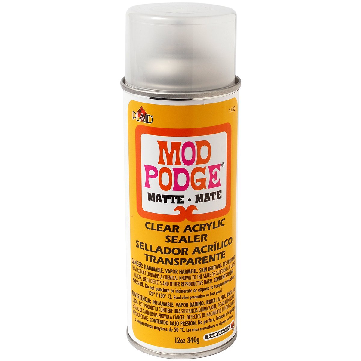 Mod Podge Matte Clear Acrylic Sealer 12 Ounce Spray for Arts and Crafts