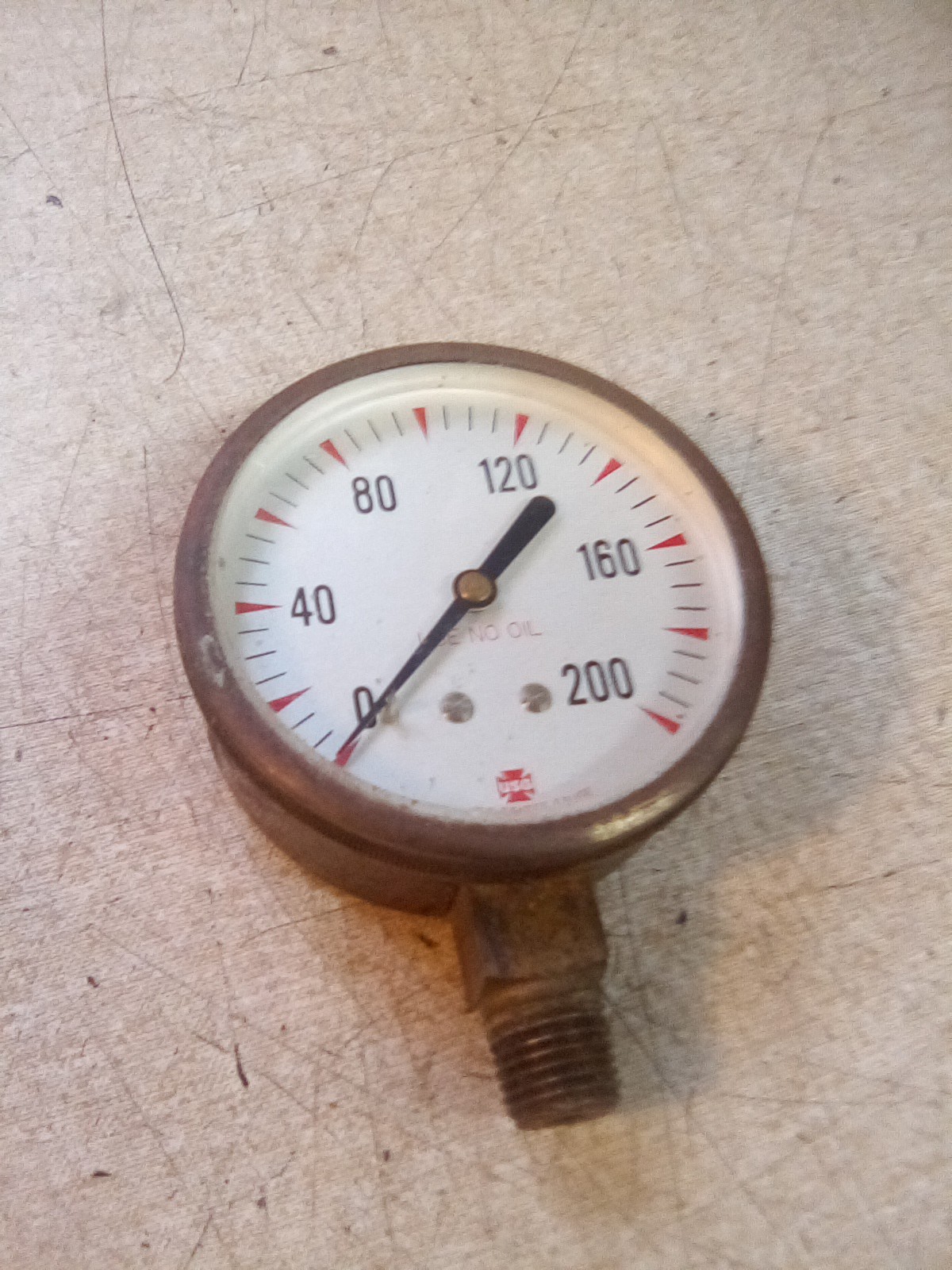 USG 10985-1 Pressure Gauge 0-200