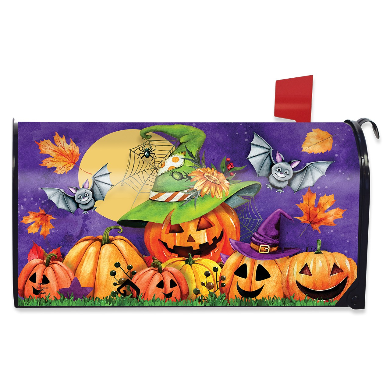 Briarwood Lane Happy Jack O Lanterns Mailbox Cover - Standard Size