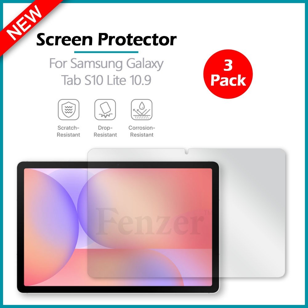 3-Pack For Samsung Galaxy Tab S10 Lite 10.9 (2025) Slim Screen Protector