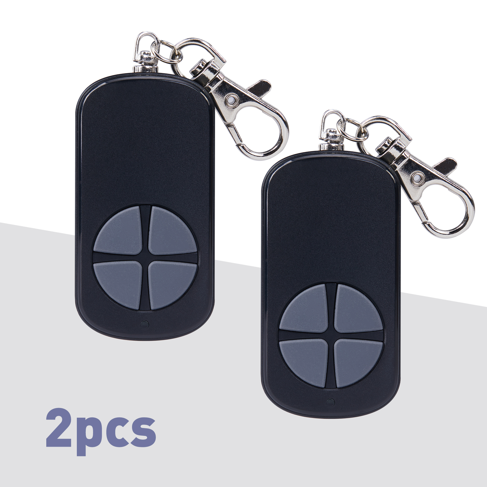 2Pcs Universal 433.92 MHz Sliding Gate Opener Remote Control Wireless Backup Key