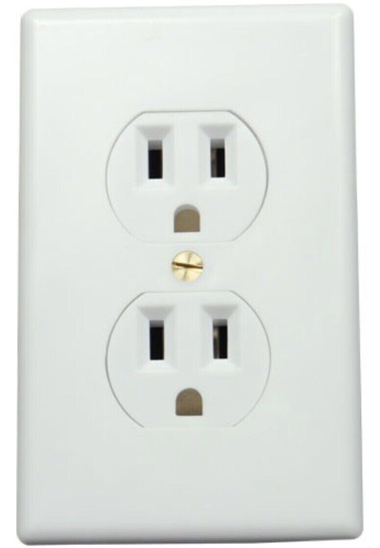 Electrical Outlet Hidden Home Security Wall Safe Socket Diversion Secret Stash