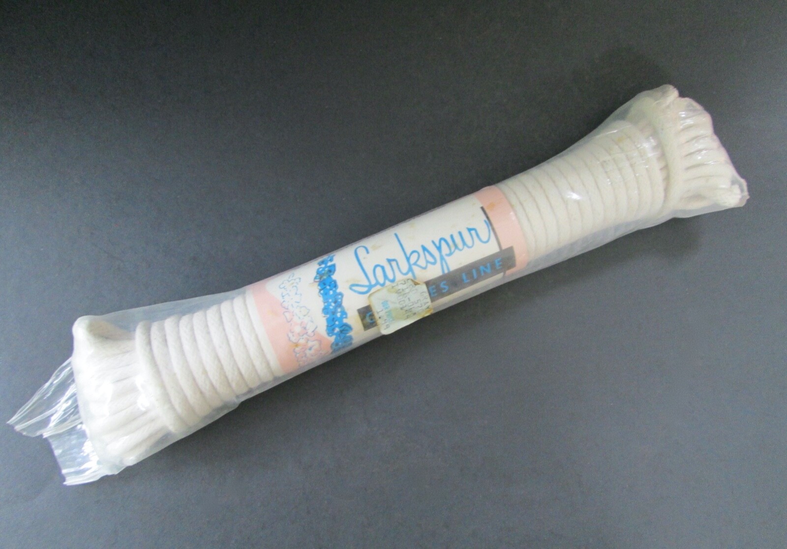 Vintage LARKSPUR Clothes Line  #6 SHUFORD MILLS Hickory S.C. / 50 Feet