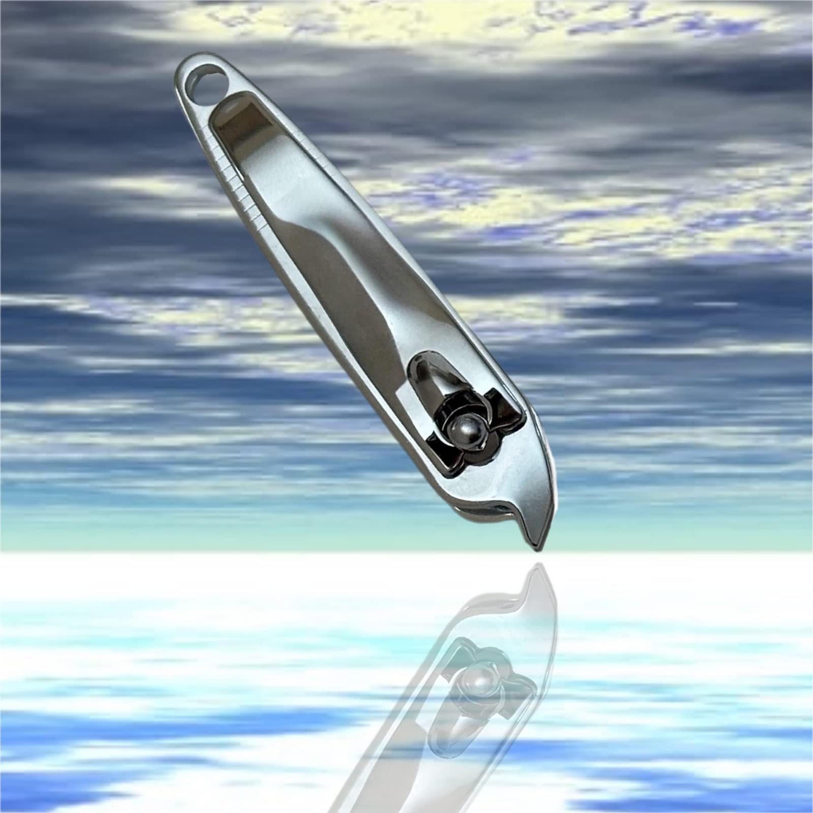 Slanted Edge Nail Clippers & Cuticle Trimmer Side Angle Pedicure Manicure Tool
