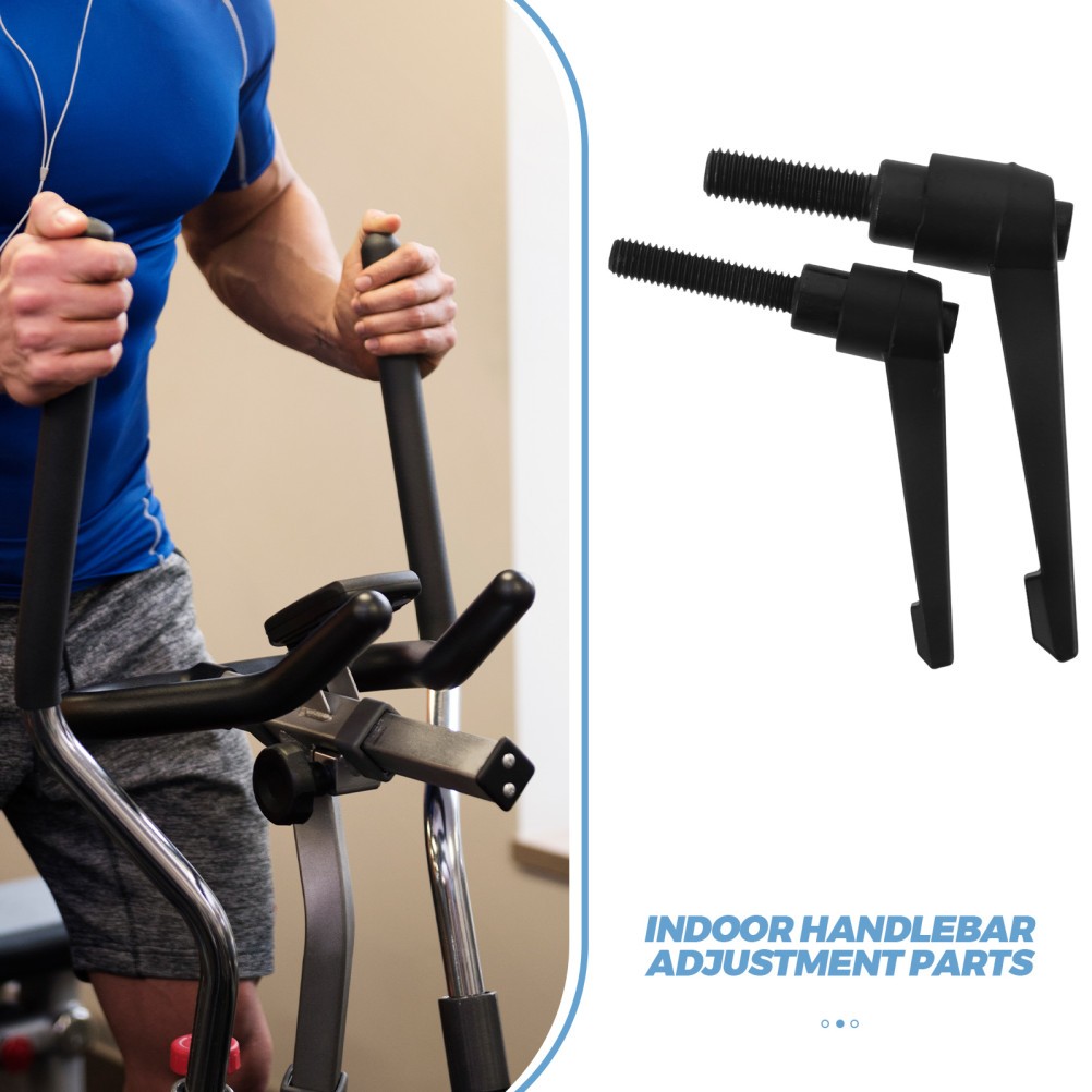 2 Pcs Exercise Bike Part Handle Adjustment Screw Adjustable for Handlebar