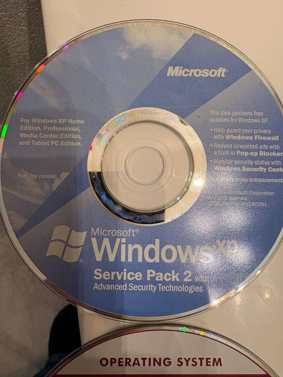 Dell Windows XP Home Edition With SP2 Service Pack 2 Reinstallation CD