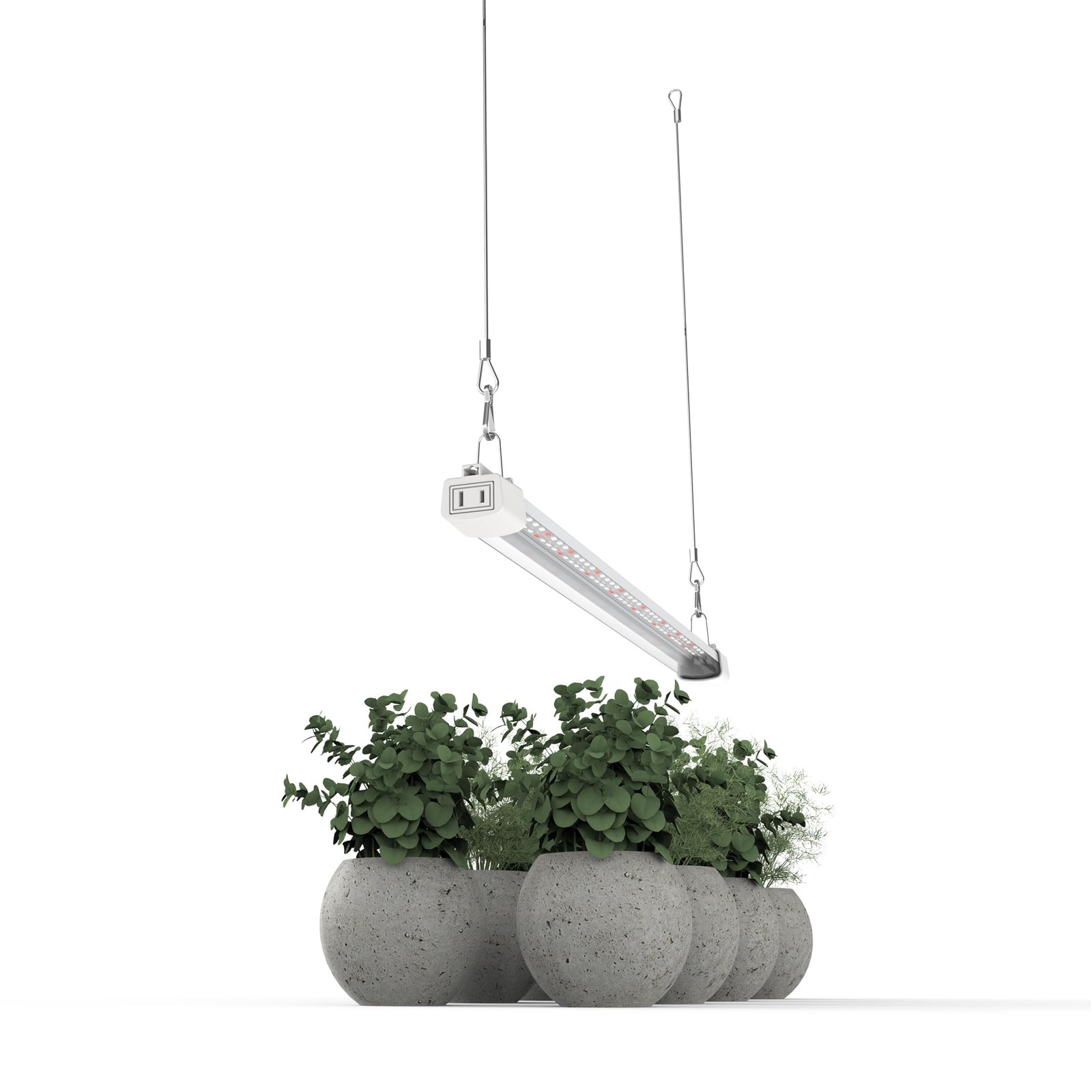 APICDOM LED Grow Light 2FT Full Spectrum Compact Linkable 2 FT, White