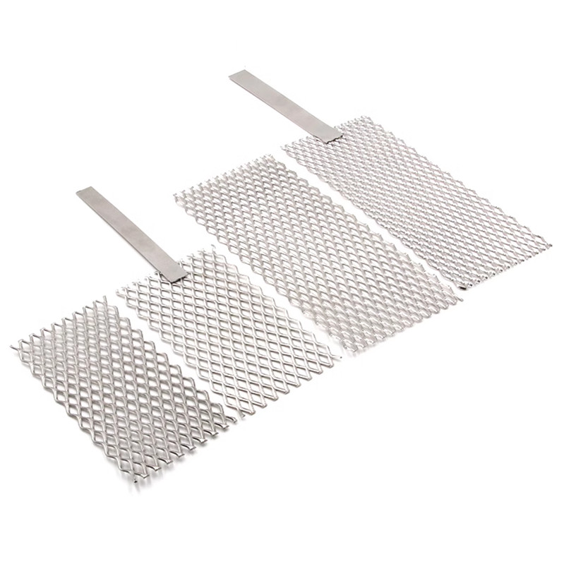Positive Plate Platinum Titanium Mesh Electroplating Electrode Electroplating