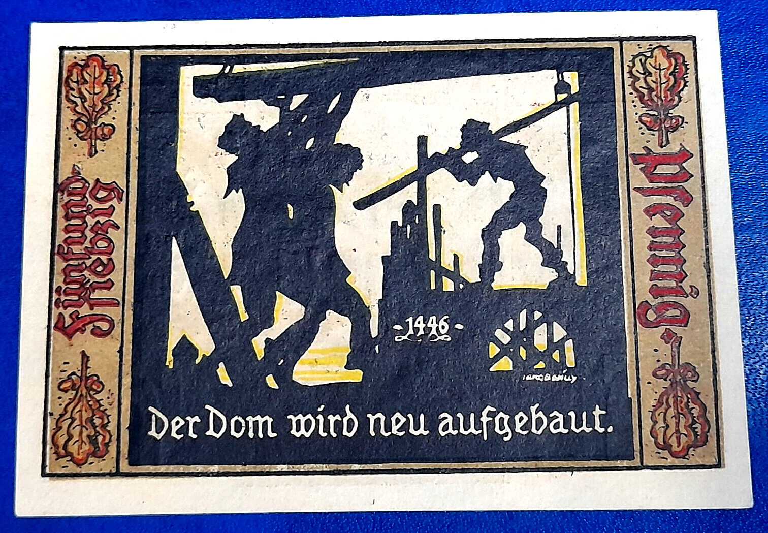 FÜRSTENWALDE NOTGELD 75 PFENNIG 1921 EMERGENCY MONEY GERMANY BANKNOTE (31711)