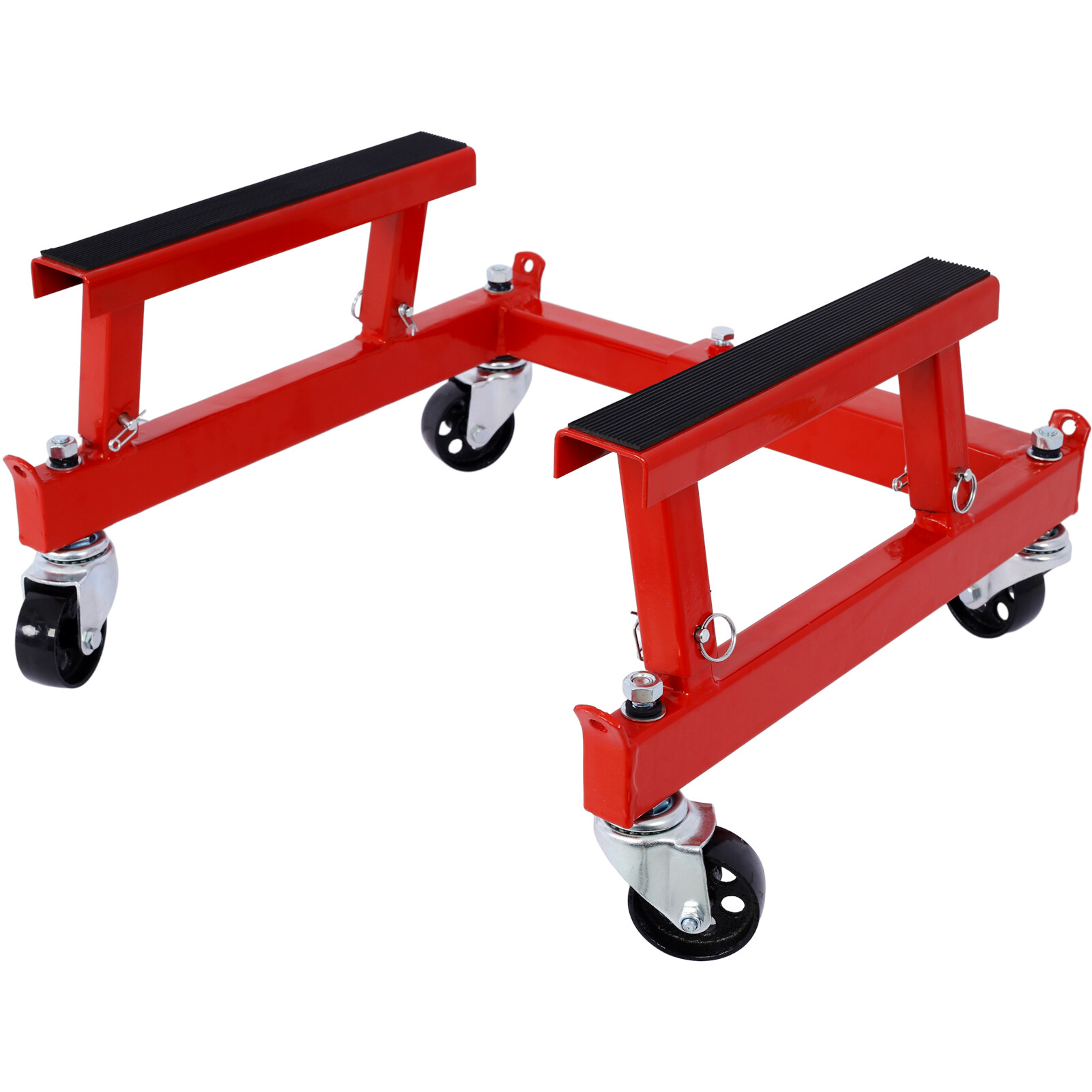 1500lbs ATV Motorcycle Engine Stand Cradle Shop Dolly Adjustable Width & Height