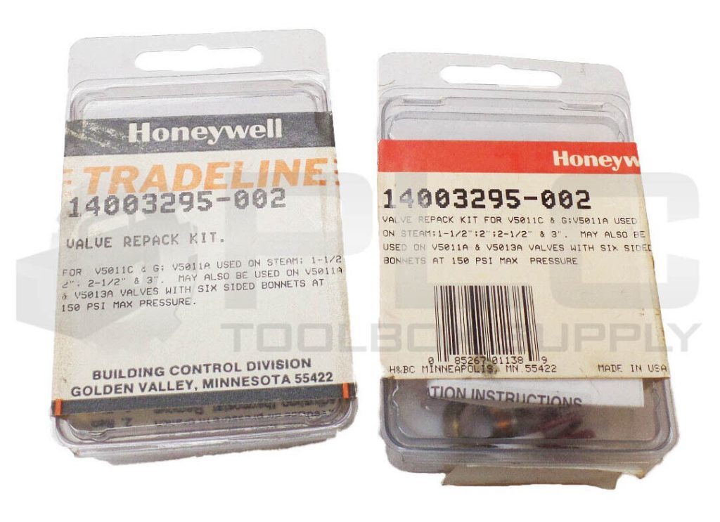 LOT OF 2 SEALED NEW HONEYWELL 14003295-002 VALVE REPACK KIT